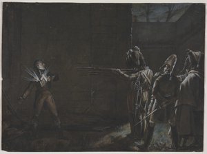 1804 年 3 月 21 日、ダンギャン公の処刑 作： Anonymous