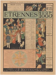パリの J. Hetzel & Cie のファンド一覧 Etrennes 1885 (オブジェクトのタイトル)