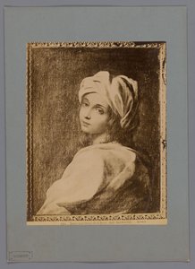 ローマのガレリア バルベリーニにある、グイド レニによるベアトリス チェンチの肖像画の複製写真 Beatrice Centi di G. Reni - ガル。 バルベリーニ (オブジェクトのタイトル) Roma (オブジェクトのシリーズ タイトル) 作： Anonymous
