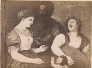 ティツィアーノの後の愛の寓意画の写真複製 Tizian Allegory (オブジェクトのタイトル) カイゼル。 コニグル。 ウィーンのギャラリー (オブジェクトのシリーズ タイトル) 作： Anonymous