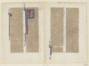 聖書の断片、列王記、第 2 章: サウルの前にひざまずくダビデ