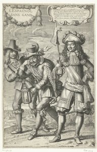 ゲントの喪失に関するフランスの風刺漫画、1678 年 L