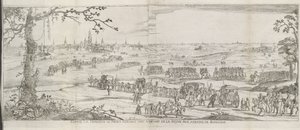 Frederik Hendrik komt Maria de Medici tegemoet、buiten 