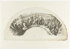 1808 年 3 月 19 日、マドリッドでのフランス軍によるマヌエル デ ゴドイの捕獲 スライド 19. de Marzo de 1808. そしてアランフェス。 Caida y Prision del Principe de la Paz (オブジェクトのタイトル) 作： Anonymous