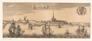 アルネマイデン旧市街の眺め Old Arnemuyden (オブジェクトのタイトル) 作： Anonymous