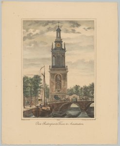 アムステルダムの Jan Roodenpoortstoren のビュー Jan Rodenpoorts Tower in Amsterdam (オブジェクトのタイトル) アムステルダム市の 6 つのメイン タワーの眺め。 2nd カイエ（シリーズタイトル） 作： Anonymous