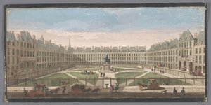 パリのロワイヤル広場の眺め Vûë de la Place Royal (オブジェクトのタイトル) 作： Anonymous