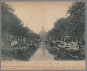 ハーグの芝市場と新教会の眺め ハーグからのご挨拶。 Turfmarkt と Nieuwe Kerk (オブジェクトのタイトル) 作： Anonymous