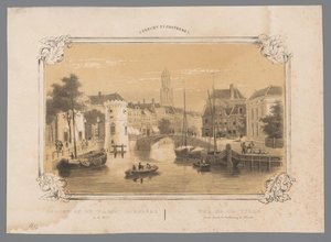 ユトレヒトのウォード バリエールの眺め ウォード バリエールと街の眺め / Vue de la Ville Prize dans le Faubourg le Weerd (オブジェクトのタイトル) ユトレヒトとその周辺 (オブジェクトのシリーズ タイトル) 作： Anonymous