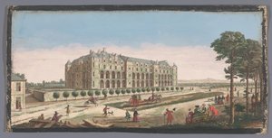 パリのマドリッド城の眺め Vüe du Chateau Royal de Madrid (オブジェクトのタイトル) 作： Anonymous