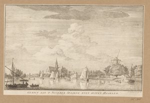 ハールレム近くの北スパーネの眺め Haarlem のすぐ外にある 