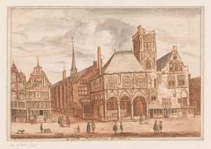 アムステルダムの旧市庁舎の眺め T old Stadhuys van Amsterdam (オブジェクトのタイトル) 作： Anonymous