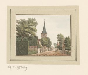 Heemskerk の村の眺め 作： Anonymous