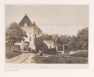 スクーンホーフェンの市門の眺め Schoonhoven (オブジェクトのタイトル) 作： Anonymous