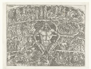 サタンによる地獄と悪霊による罪人への罰 Questo el inferno del chapo santo di Pisa (オブジェクトのタイトル) 作： Anonymous