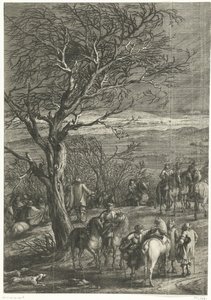 イペレンの前のフランス軍（左ページ）、1678年