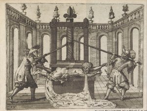 フランスの印刷機におけるオランダ、1672-1673 フランス Druck-Pers、オラント 1672 年と 1673 年に設定 / Presse Francoisse Mis en Hollande l