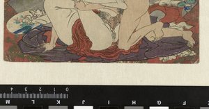 色めおぎ、「好色なファン」 版画付きうちわシリーズ（シリーズタイトル） 作： Anonymous