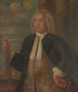 ヨハネス・テデンス (1741-1743) オランダ東インド会社総督ヨハネス・テデンスの肖像 作： Anonymous