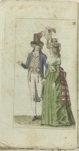 ファッションとテイストのキャビネット 1791、Bl。 227 作： Anonymous