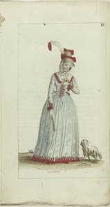 ファッションとテイストのキャビネット1791年、pl。 IX 作： Anonymous