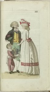 ファッションとテイストのキャビネット1791年、pl。 十三 作： Anonymous