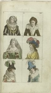 ファッションとテイストのキャビネット1791年、pl。 ⅩⅡ 作： Anonymous