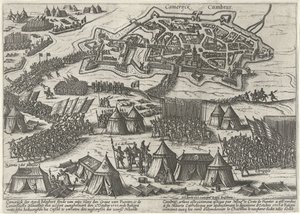 1595年、フエンテスがカンブレを包囲して占領 作： Anonymous
