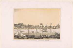 ドルドレヒトのロイヤル ダッチ ヨット クラブ、1848 年 6 月 10 日 (オブジェクトのタイトル) 作： Anonymous