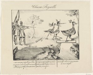 ロイヤルハント、1830 Chasse Royale (オブジェクトのタイトル) 作： Anonymous