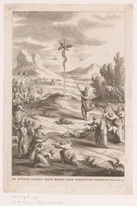 砂漠の銅の蛇 Moses inde Woestyne Vroegtによる銅の蛇（オブジェクトのタイトル） 作： Anonymous