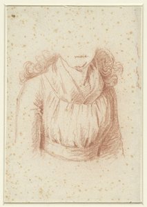 マダム・モレの肖像画のための衣装研究 作： Anonymous