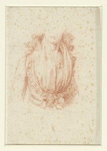 マダム・モローの肖像画のための衣装の習作 作： Anonymous