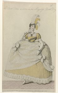 La Belle Assemblee、1808 年 7 月 1 日、No. 32: コート ドレス (...) 作： Anonymous