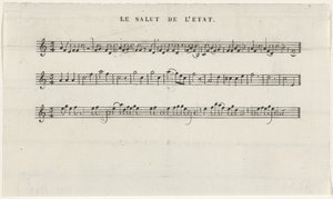 皇太子への歌、1830年 Le salut de l