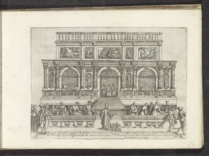 Loggetta del Sansovino op het San Marcoplein te Venetië Scenes uit het Venetiaanse leven (シリーズタイトル) Habiti d