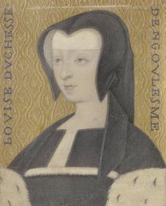 サヴォイアのルイーズ (1467-1531)、アングレーム公爵夫人、フランソワ 1 世の母 作： Anonymous