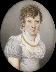マリア・エリザベート・シュライバー (1765-1822)。 ゲオルク・アルブレヒト・ディーデリヒスの妻 作： Anonymous
