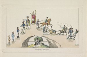 ナポレオンのレーベンストラップ、1814 年 ナポレオン - Stufen Jahre (オブジェクトのタイトル) 作： Anonymous