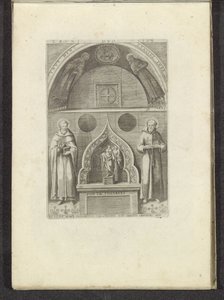 Nis met de heilige Franciscus en de heilige Dominicus Scenes uit het Venetiaanse leven (シリーズタイトル) Habiti d