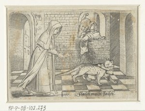 修道女は陰茎と引き換えにナマズを提供します Flaisch パワー Flaisch (オブジェクトのタイトル) 作： Anonymous
