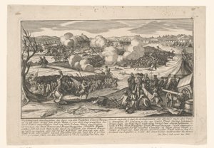 1777 年 10 月 17 日のバーゴイン将軍のゲイツ将軍への降伏 作： Anonymous