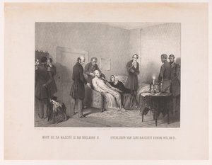 ウィリアム 2 世の死 Mort de sa majesté le roi Guillaume II / 国王ウィレム II 世の死 (オブジェクトのタイトル)