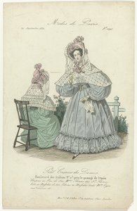 プチ クーリエ デ ダム、1834 年 9 月 20 日、No.1095: プー ド ソワの帽子 (...) 作： Anonymous