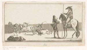 雄牛を殺した後のピカドールとマタドール Coleccion de las principales suertes de una corrida de toros (オブジェクトのシリーズ タイトル) 闘牛の最重要技集（連載タイトル） 作： Anonymous