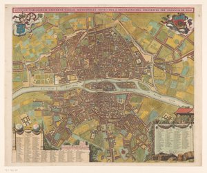 プラッテグロンド ヴァン パライス ガリア全土で最も新しい大都市、パリのレテシア (...) (オブジェクトのタイトル) 作： Anonymous