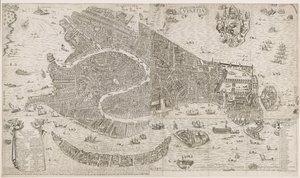 ベニスの地図 ヴェネツィア (オブジェクトのタイトル)