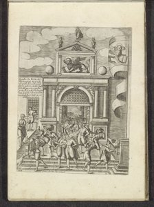 Porta Magna van het Venetiaans Arsenaal Scenes uit het Venetiaanse leven (シリーズタイトル) Habiti d