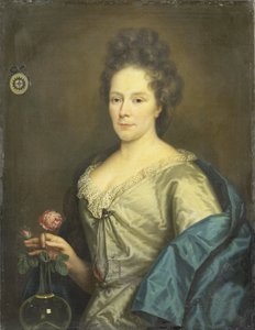 アンナ マリア ファン ホーゲンドルプ (1655-1727) の肖像画。 フランソワ・ライデッカーの後妻 作： Anonymous