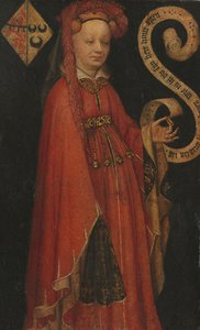 Lysbeth van Duvenvoordeの肖像 Lysbeth van Duvenvoirde の肖像 (?-1472) 作： Anonymous